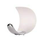 Curl Polished Silver Chrome LED Table Lamp - Touch Control - Table Lamp