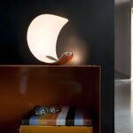 Curl Polished Silver Chrome LED Table Lamp - Touch Control - Table Lamp