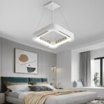 Modern Bladeless Ceiling Fans Lights Inverter Ceiling Fan with Chandelier LED - Ceiling Lamp