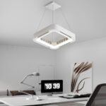 Modern Bladeless Ceiling Fans Lights Inverter Ceiling Fan with Chandelier LED - Ceiling Lamp