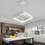 Modern Bladeless Ceiling Fans Lights Inverter Ceiling Fan with Chandelier LED - Ceiling Lamp