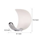 Curl Polished Silver Chrome LED Table Lamp - Touch Control - Table Lamp