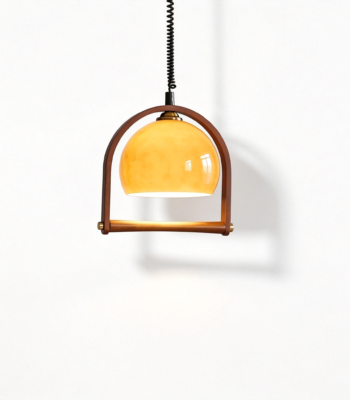 Vintage Cream Glass Adjustable Pendant Light - Accessories