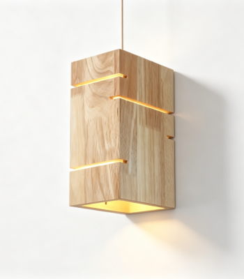 Wabi-Sabi Wooden Wall Lamp - Accessories