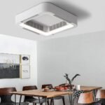 Modern Bladeless Ceiling Fans Lights Inverter Ceiling Fan with Chandelier LED - Ceiling Lamp
