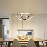 Artistic Curved Flower Shaped LED Modern Chandelier Hanging Lamp Pendant Light - Pendant Lamp