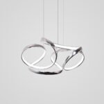 Artistic Curved Flower Shaped LED Modern Chandelier Hanging Lamp Pendant Light - Pendant Lamp